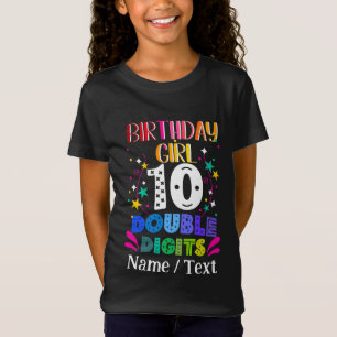 Födelsedagsflicka 10 Dubblor T Shirt