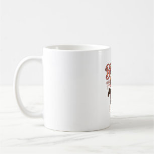 Födelsedagsflicka 10 Häst Blommig Vektor Design_1 Kaffemugg