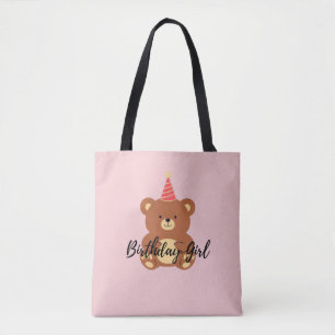 Födelsedagsflicka Totebag Tygkasse
