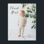 Födelsedagsfoto Tack-kort Vykort<br><div class="desc">Säg tack med detta anpassningsbara fotokort.</div>