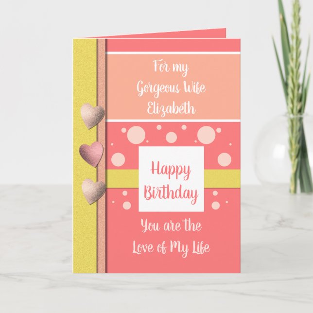 Födelsedagsfru anledningen till att jag ler korall kort (Framsida)