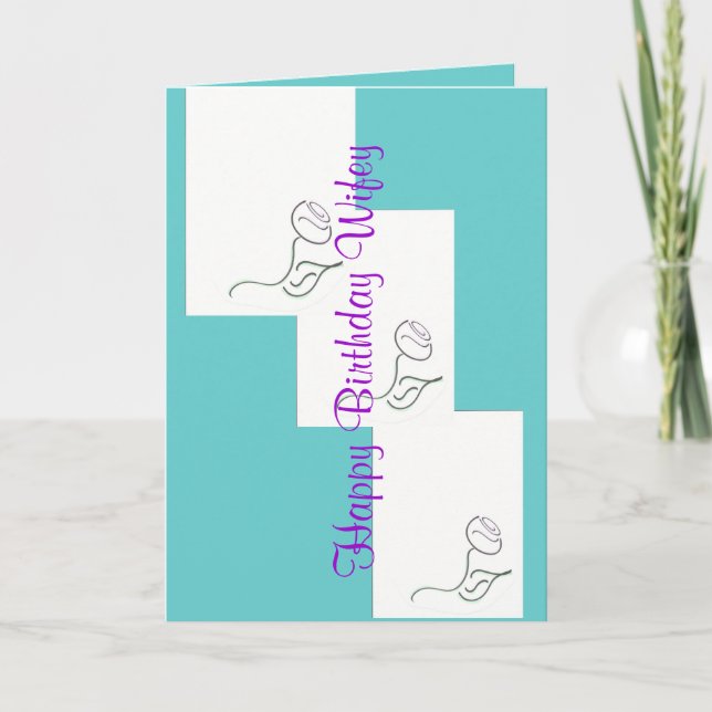 födelsedagsfru kort (Framsida)