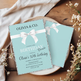 Födelsedagsfrukostinbjudan inspirerad av Frukost p