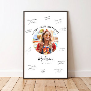 Födelsedagsgäst Signatur Poster