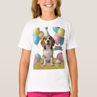 Födelsedagsglädje med min Beagle T Shirt