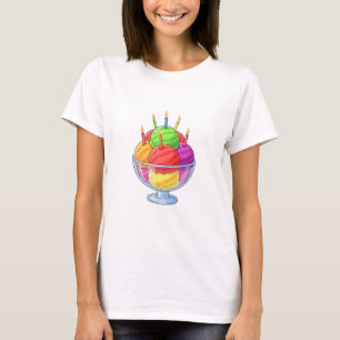 Födelsedagsglass-sundae T Shirt