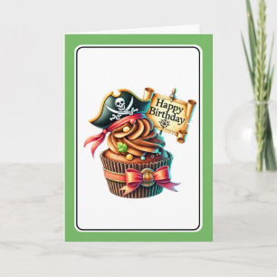 Födelsedagsgratulationskort för Cupcake Helgkort