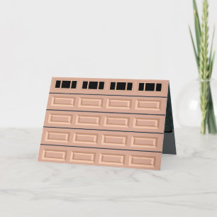 Födelsedagsgratulationskort för garage kort