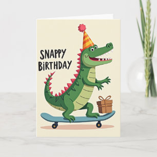 Födelsedagsgratulationskort för Gator Skateboard Kort