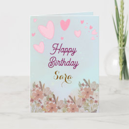 Födelsedagsgratulationskort Kort