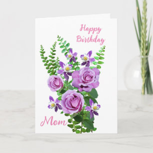 Födelsedagsgratulationskort till mamma kort