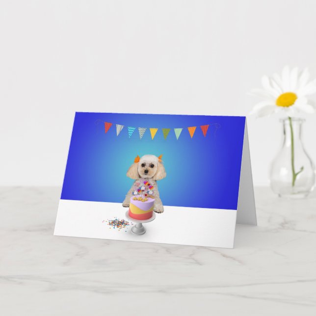 Födelsedagsgratulationskort - Tomt insidan 5x7 Kort (Liten växt)