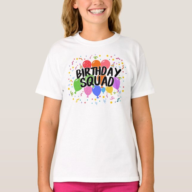 Födelsedagsgruppen T Shirt (Framsida)