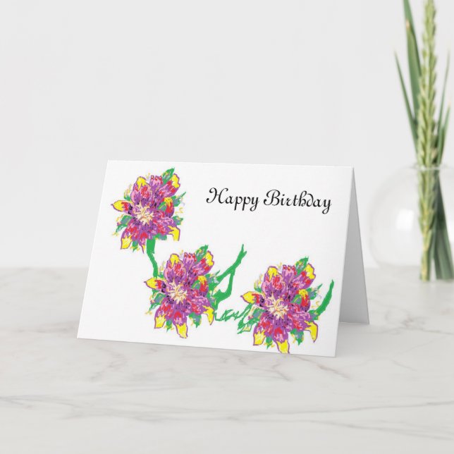 Födelsedagshälsningskort för Underbar korg Kort (Framsida)