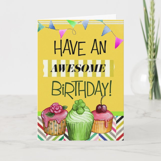 Födelsedagshälsningskort Helgkort (Framsida)