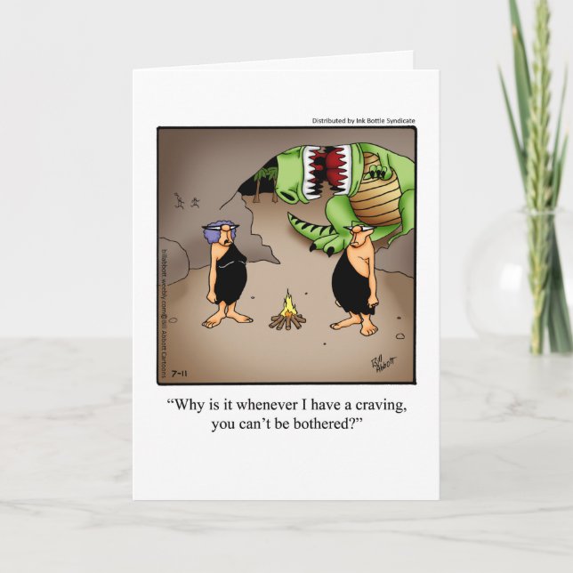 Födelsedagshumor "Begär" Födelsedagskort För Henne Kort (Framsida)