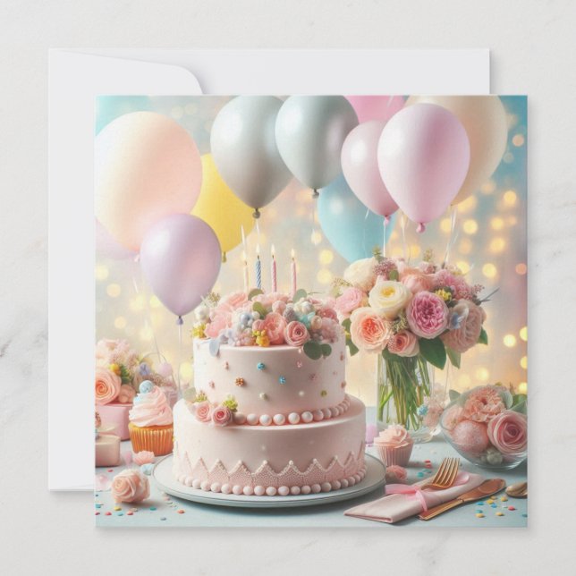 Födelsedagsinbjudan (Framsida)