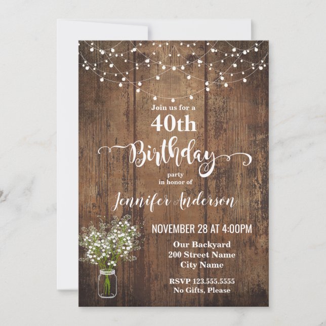 Födelsedagsinbjudan (Framsida)