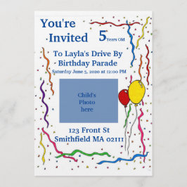 Födelsedagsinbjudan för barn inbjudningar