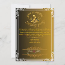 födelsedagsinbjudan