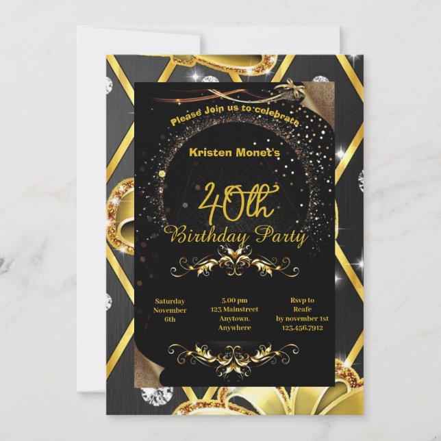 Födelsedagsinbjudan Inbjudningar (Framsida)