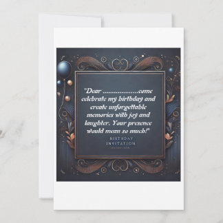 Födelsedagsinbjudan Inbjudningar