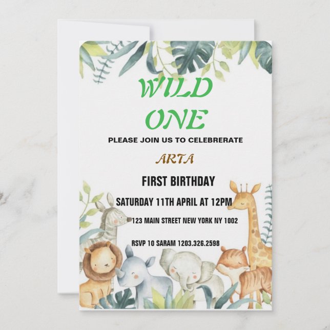 Födelsedagsinbjudan Inbjudningar (Framsida)