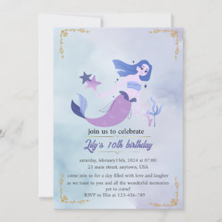 födelsedagsinbjudan utomhus för flickor