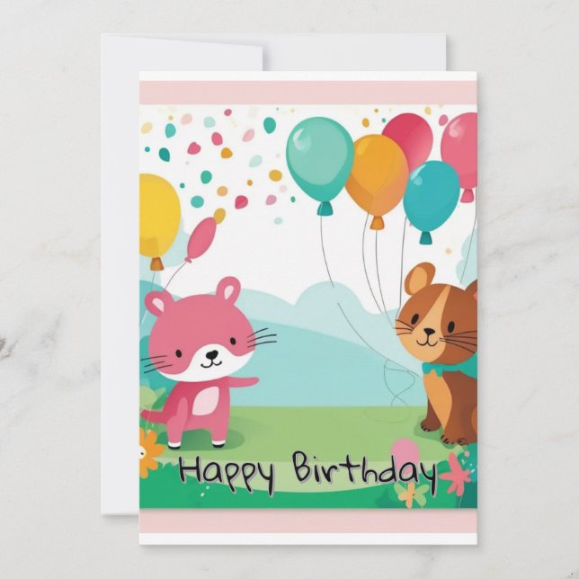 Födelsedagsinbjudningar Inbjudningar (Framsida)