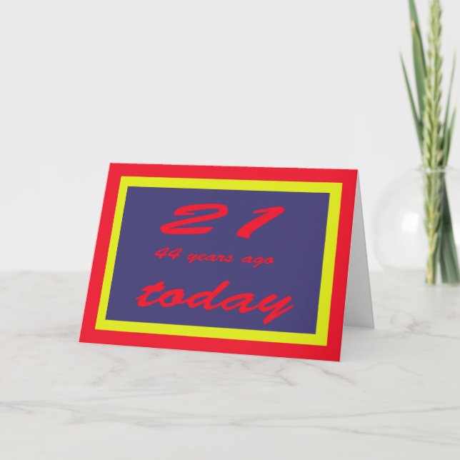 födelsedagskalas 65e kort (Framsida)