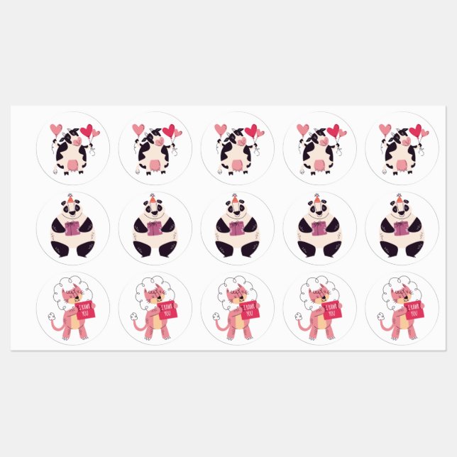 födelsedagskalendrar klistermärke (Ark)