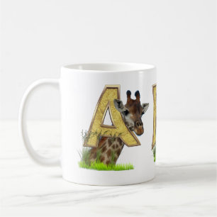 Födelsedagskapital Monogram - brev B Kaffemugg