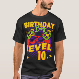 Födelsedagskjorta 10 år gammal spelare t shirt