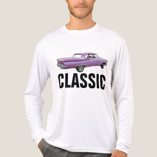 FÖDELSEDAGSKlassisk BIL T-SHIRT (Framsida)