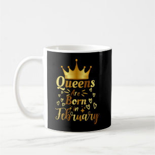 Födelsedagskön föds i februari Golv Kaffemugg