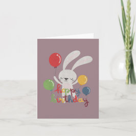 Födelsedagskorpen: Hoppy Birthday Kort