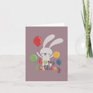 Födelsedagskorpen: Hoppy Birthday Kort