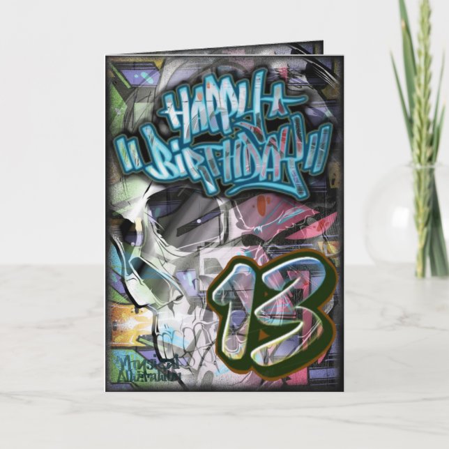 Födelsedagskort 13 kort (Framsida)