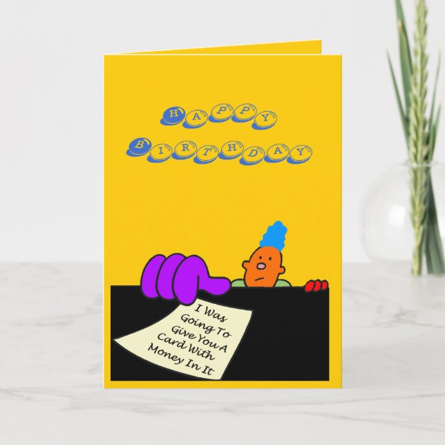 Födelsedagskort 1 kort (Framsida)