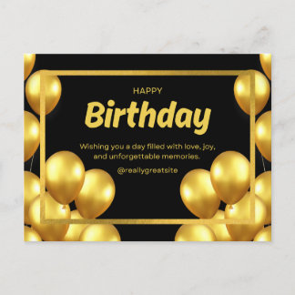 Födelsedagskort 2025 vykort