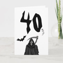 Födelsedagskort: 40:e. Födelsedagskort Kort