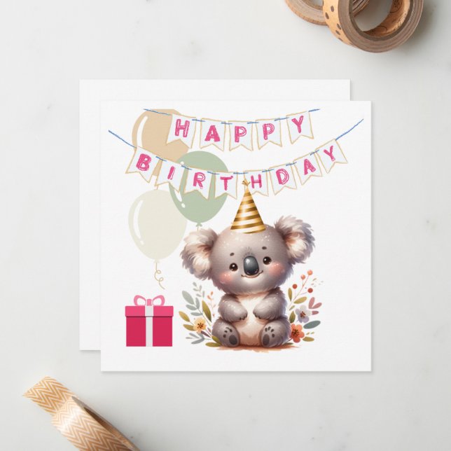 Födelsedagskort Anteckningskort (Fram/Back In Situ)