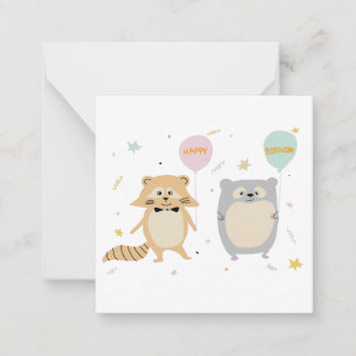 Födelsedagskort Anteckningskort