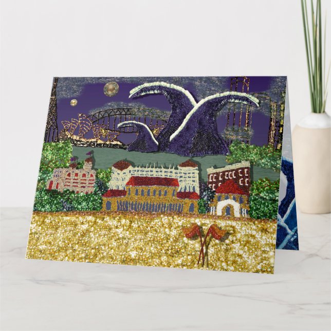 Födelsedagskort | Bondi Beach, Sydney Australia Kort (Framsida)