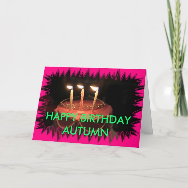 Födelsedagskort - Closeup BIRTHDAY CARD Kort (Framsida)