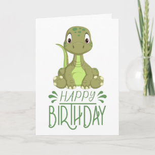 Födelsedagskort Dinosaur Baby Kort