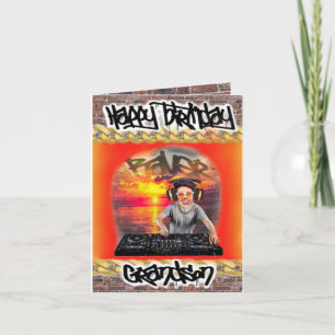 Födelsedagskort DJ Kort