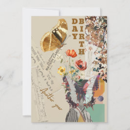 födelsedagskort eller inbjudan