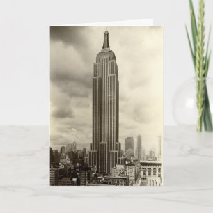 Födelsedagskort, Empire state Byggande Kort