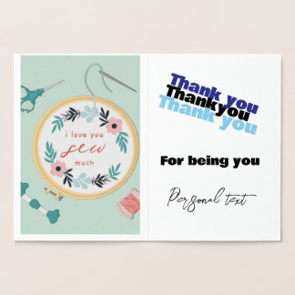 Födelsedagskort Folierat Kort